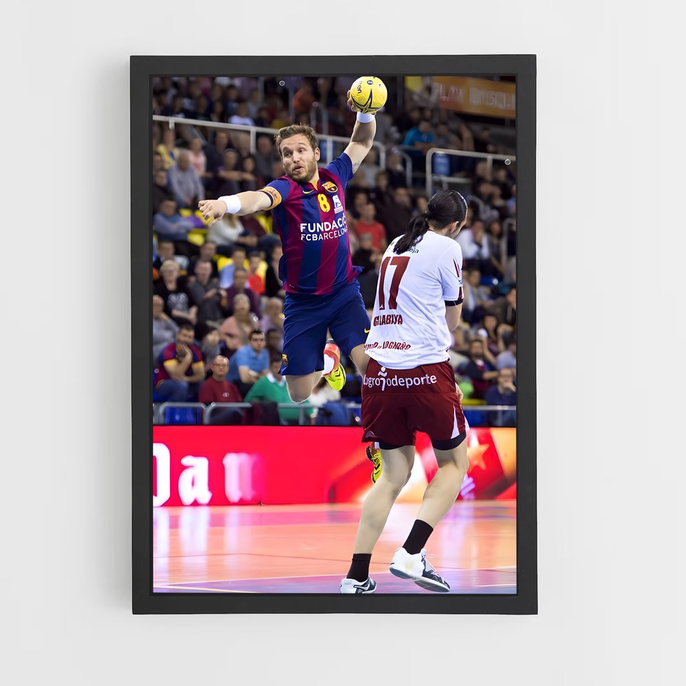 Poster Volée de Maître – affiche Handball (vue 2)